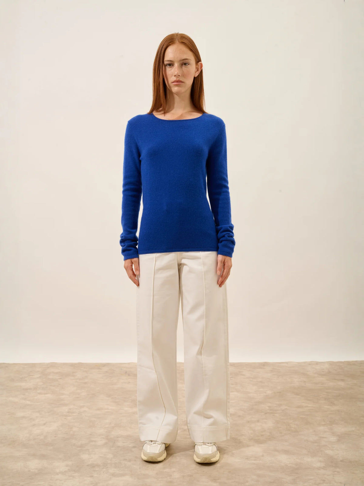 VIVIAN Pull Col Rond Outremer