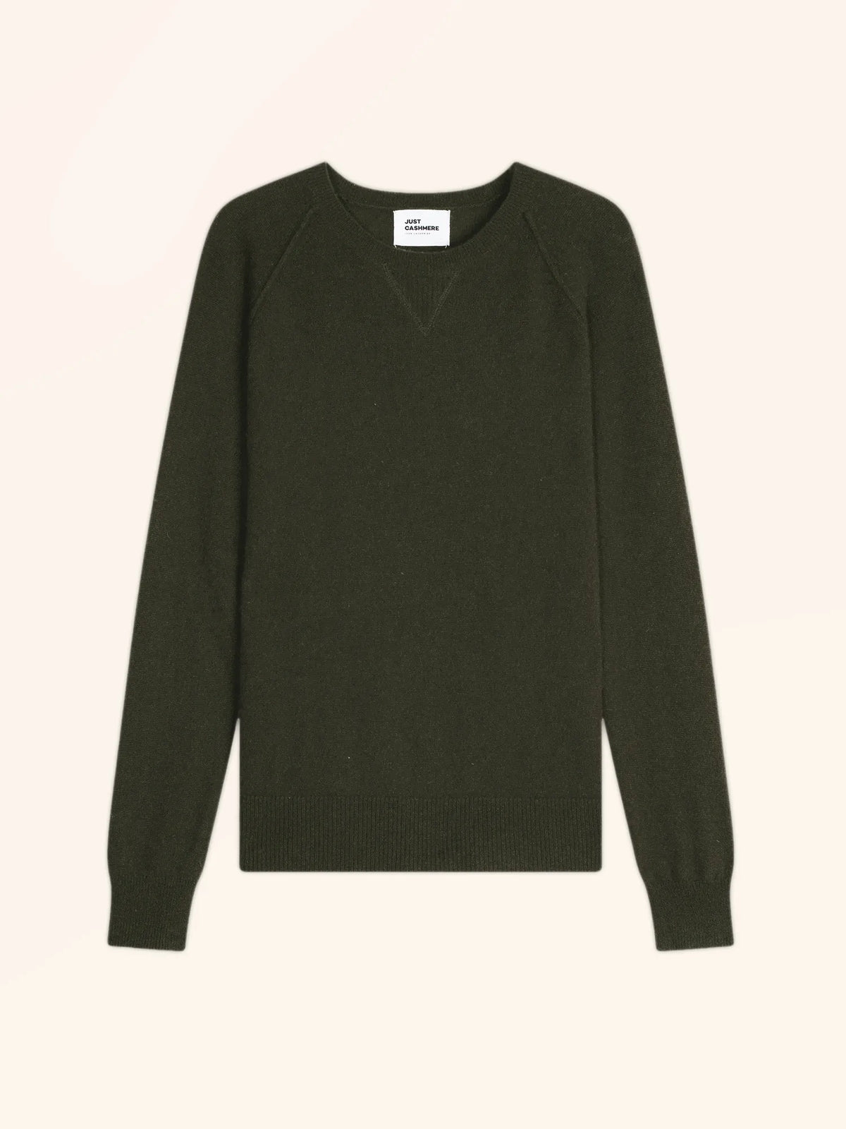 HELEN Pull Col Rond Kaki