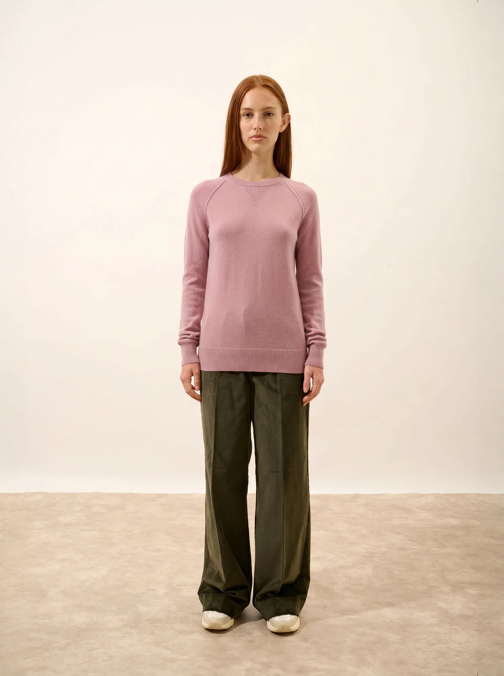 HELEN Pullover Rundhalsausschnitt Rosenholz