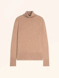 LEXIE Pullover Rollkragen Camel meliert