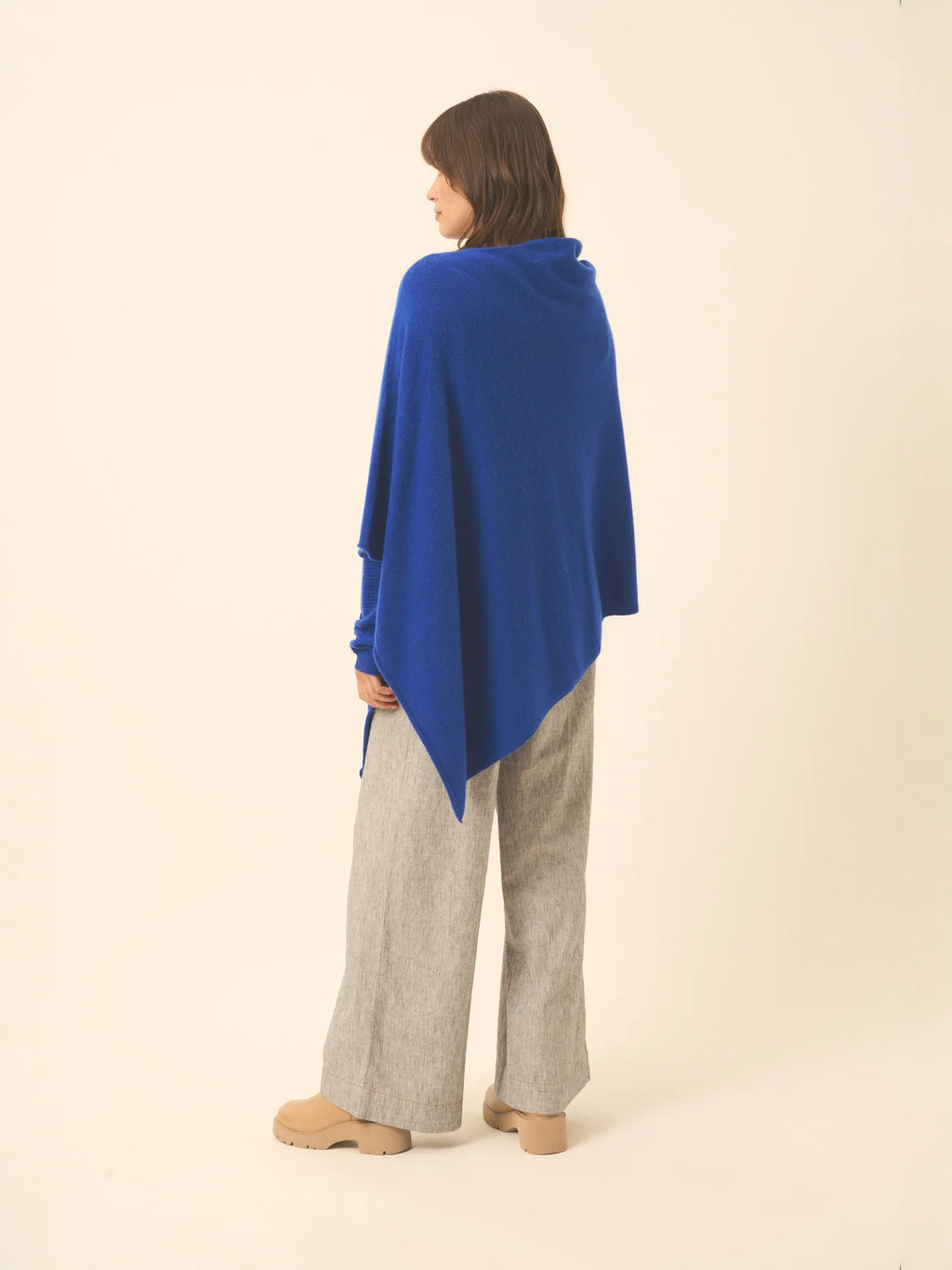 MEREDITH Poncho Outremer