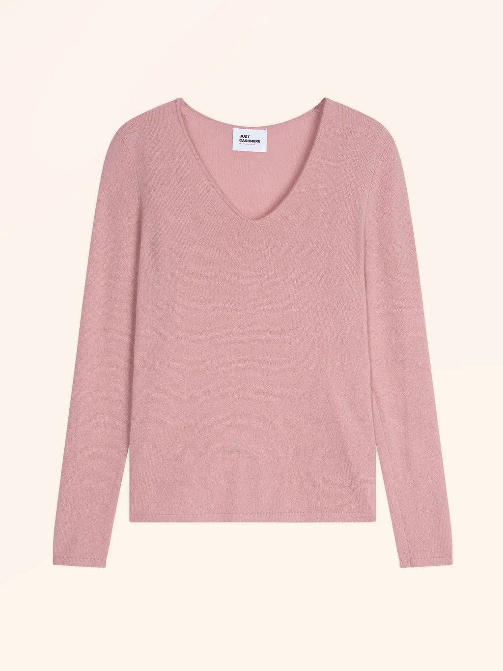 JOAN Pull Col V Bois de Rose