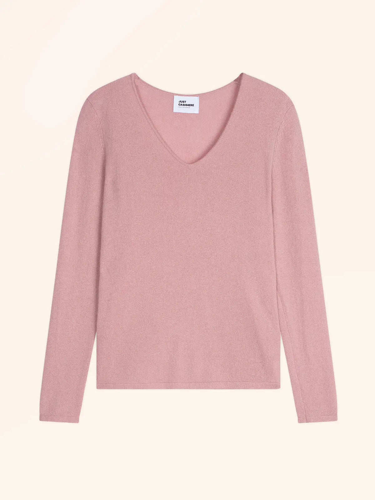 JOAN Pull Col V Bois de Rose