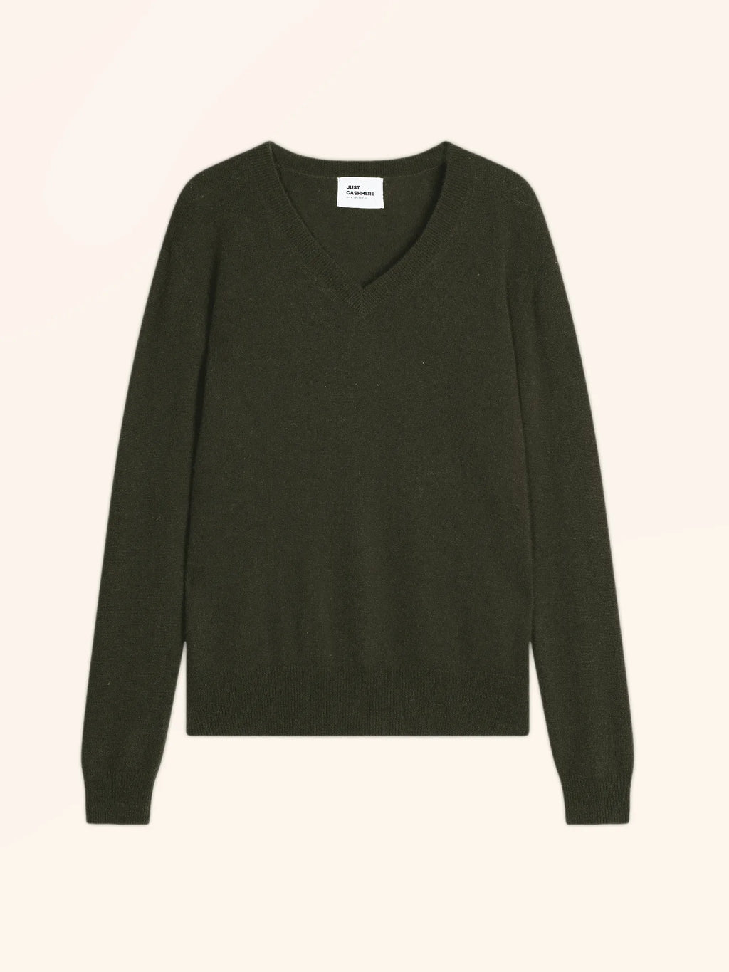 NORA Pullover V-Ausschnitt Khaki