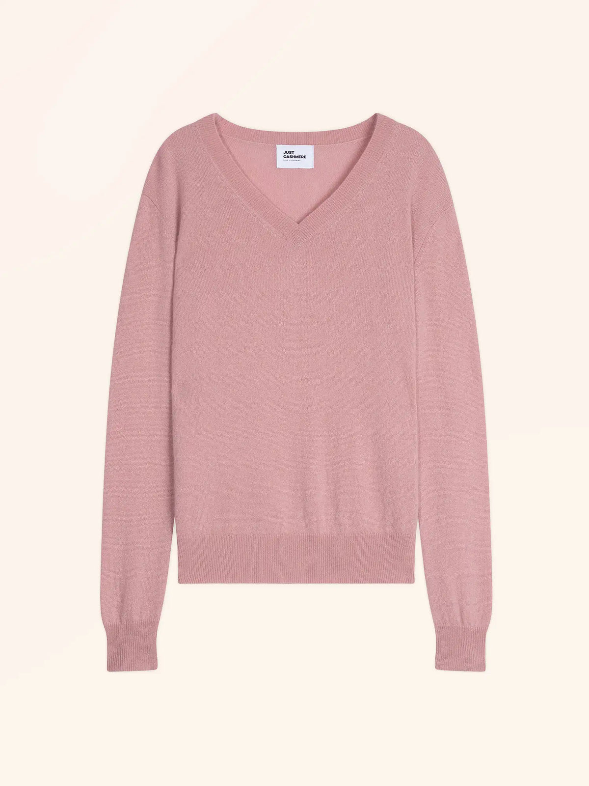 NORA Pull Col V Bois de Rose