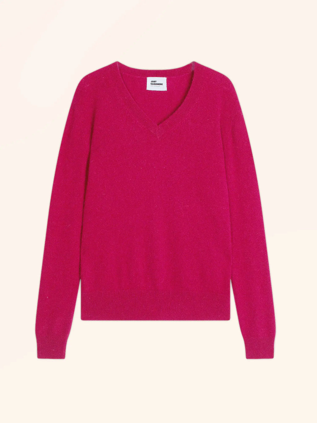 NORA Pullover V-Ausschnitt Fuchsia