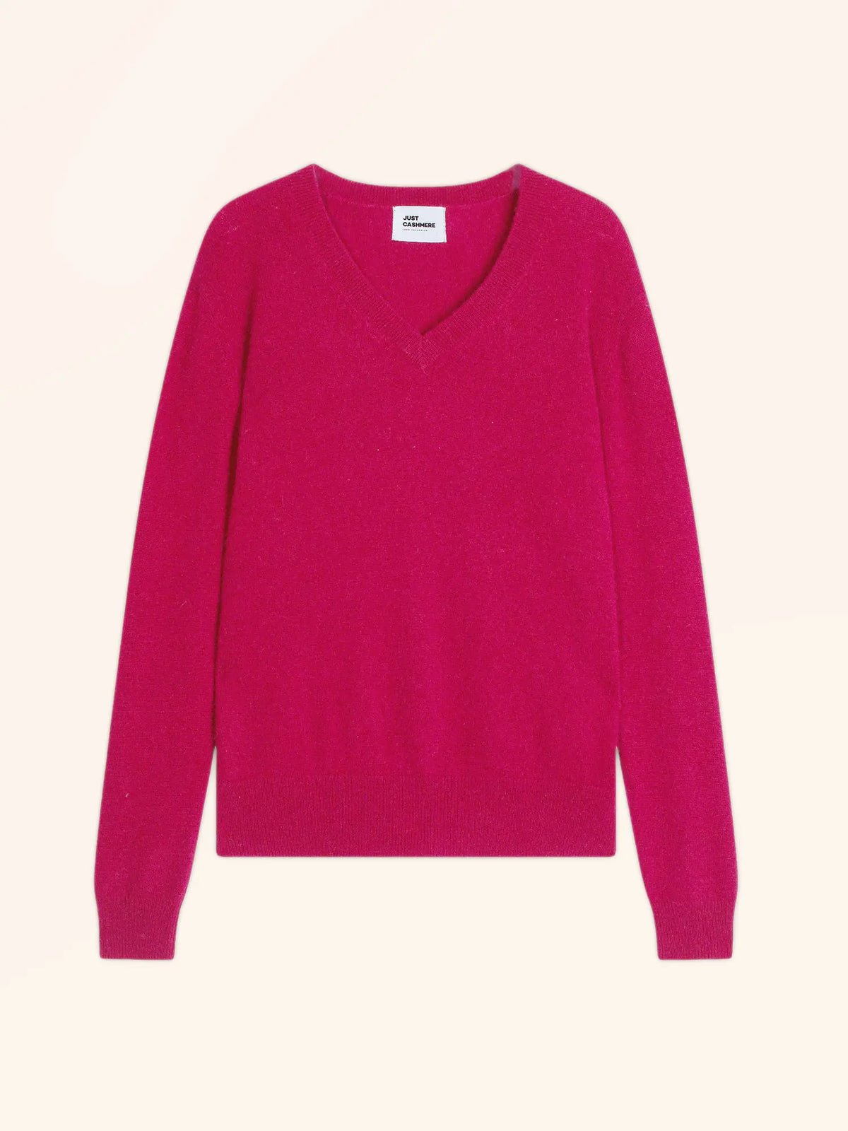 NORA Pullover V-Ausschnitt Fuchsia