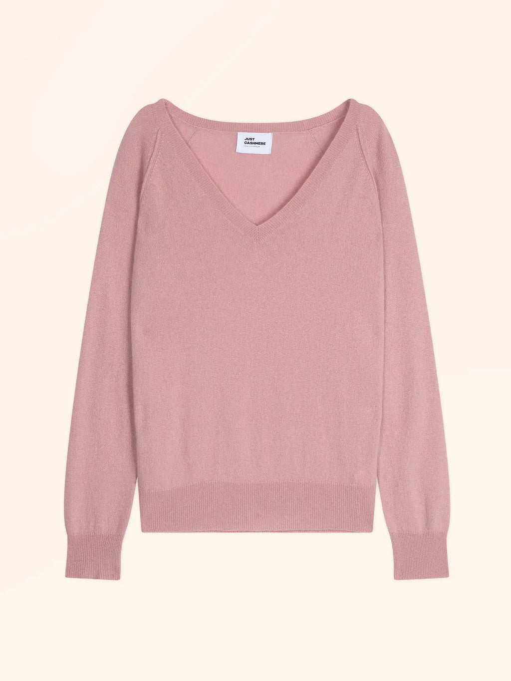 PHOEBE Pullover V-Ausschnitt Rosenholz