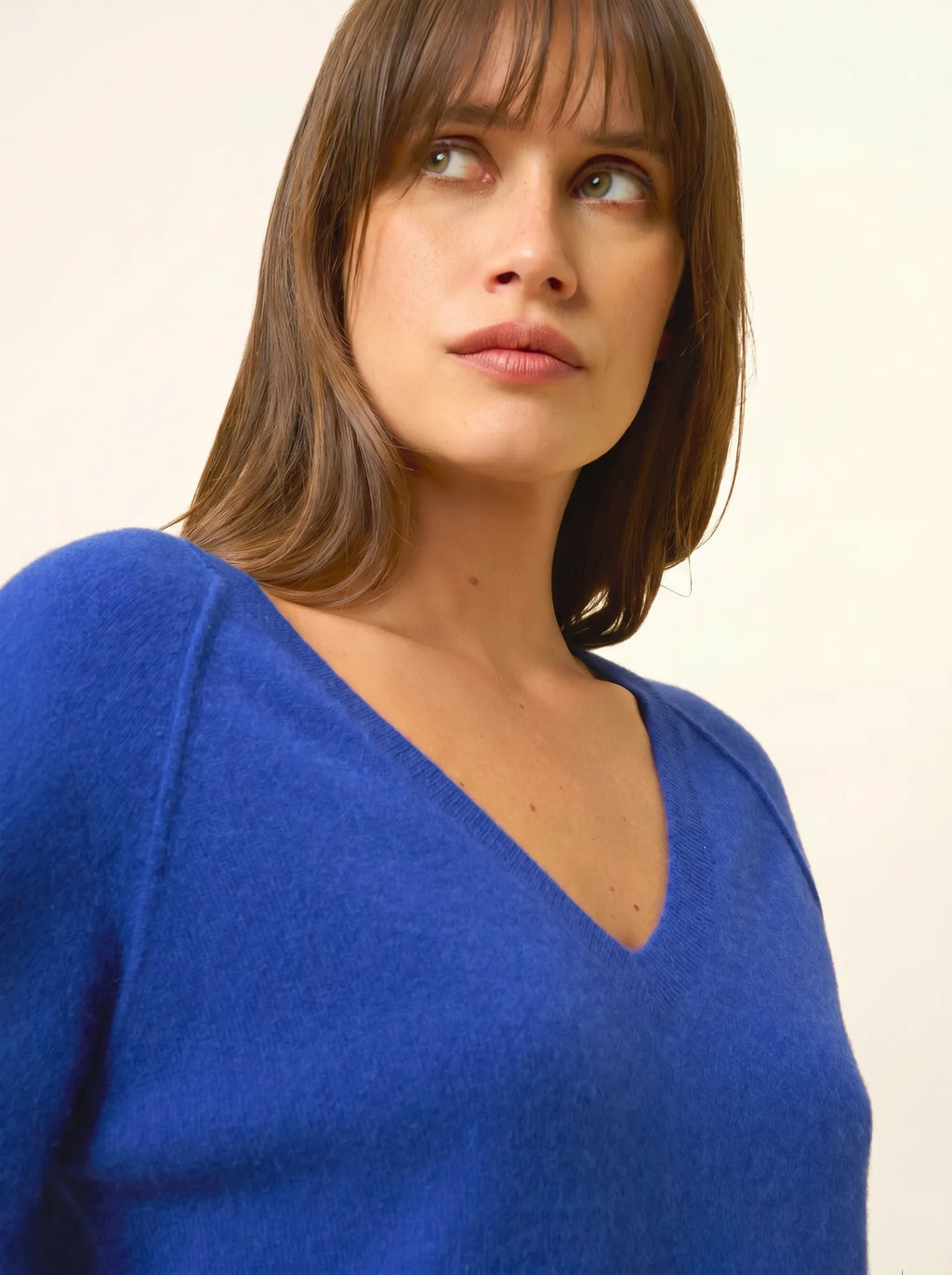 PHOEBE Pullover V-Ausschnitt Ultramarin