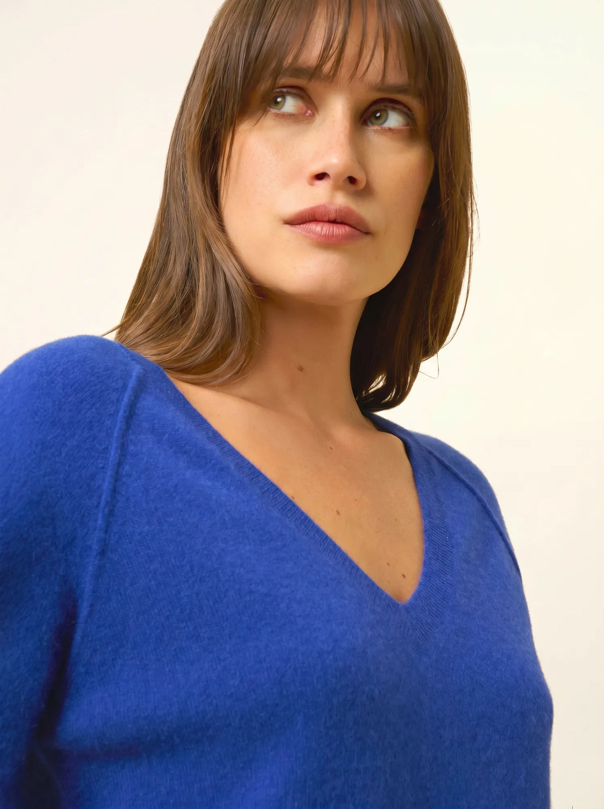 PHOEBE Pullover V-Ausschnitt Ultramarin