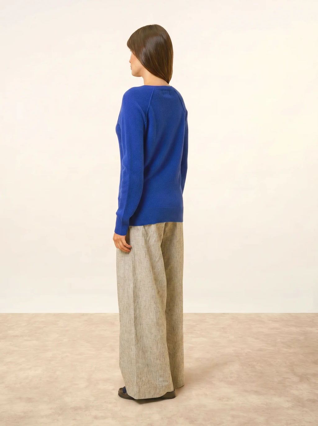 PHOEBE Pullover V-Ausschnitt Ultramarin