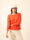 REBECCA Sweater Batwing Orange