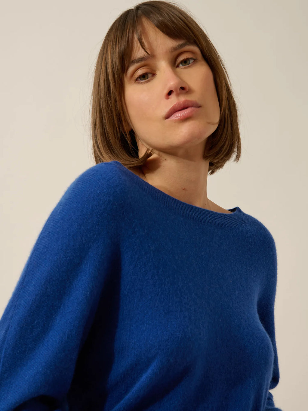 REBECCA Pull Chauve Souris Outremer