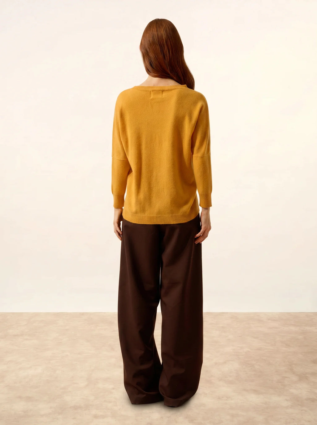 REBECCA Sweater Batwing Turmeric