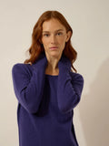 SUSAN Robe Col Rond Violet