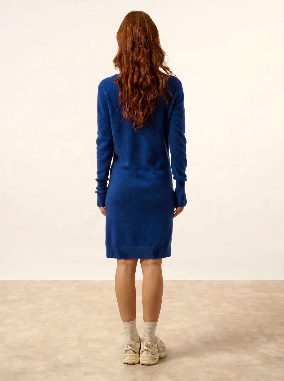 SUSAN Dress Crew Neck Ultramarine