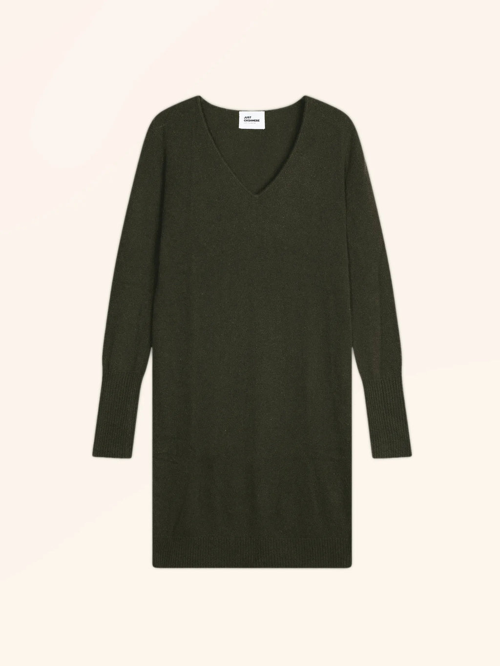 TRACY Dress V-Neck Khaki