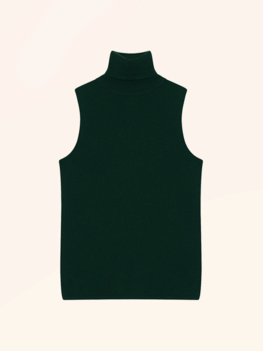 VIOLET Sweater Turtleneck Sleeveless Cypress