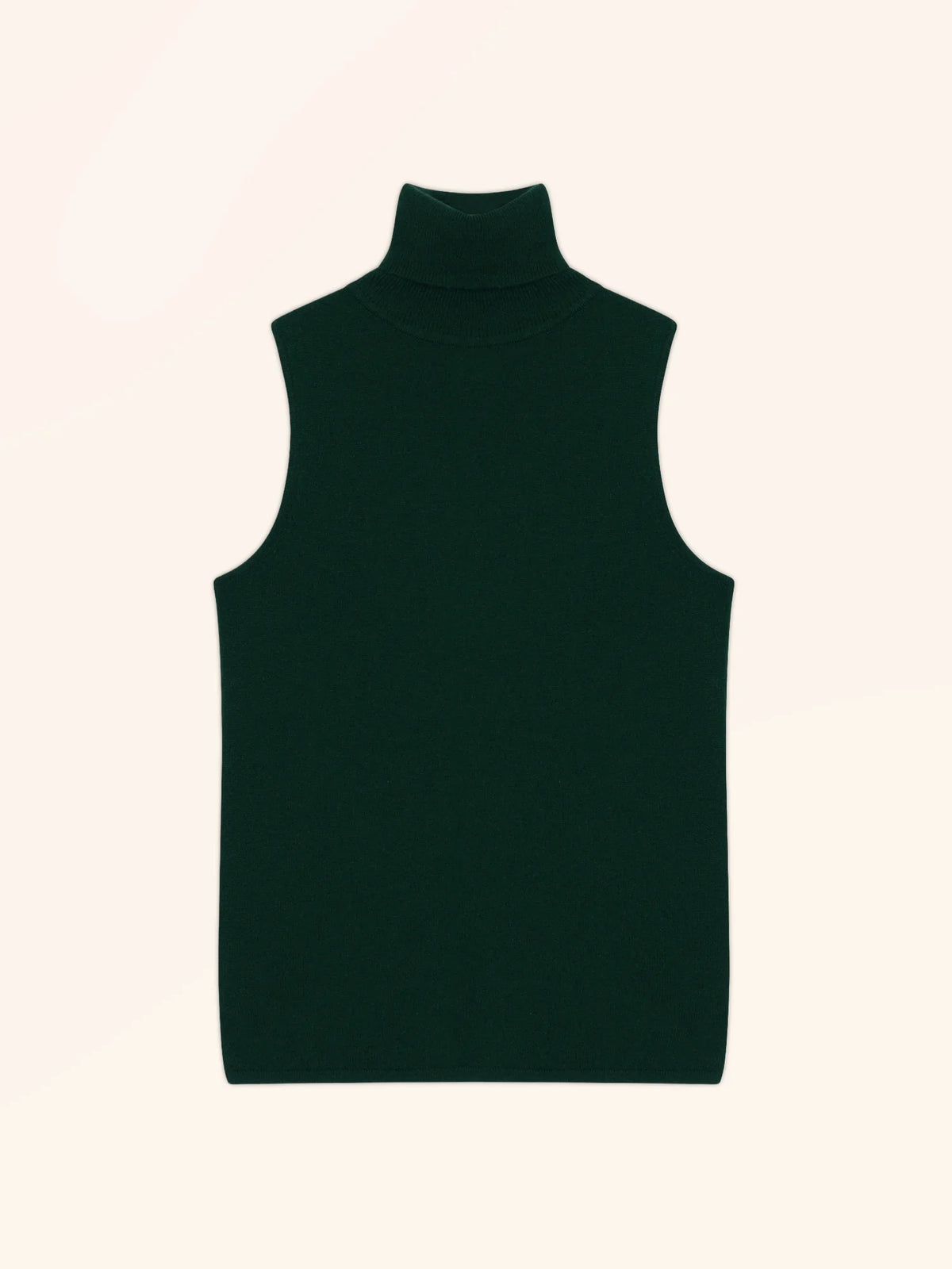 VIOLET Sweater Turtleneck Sleeveless Cypress