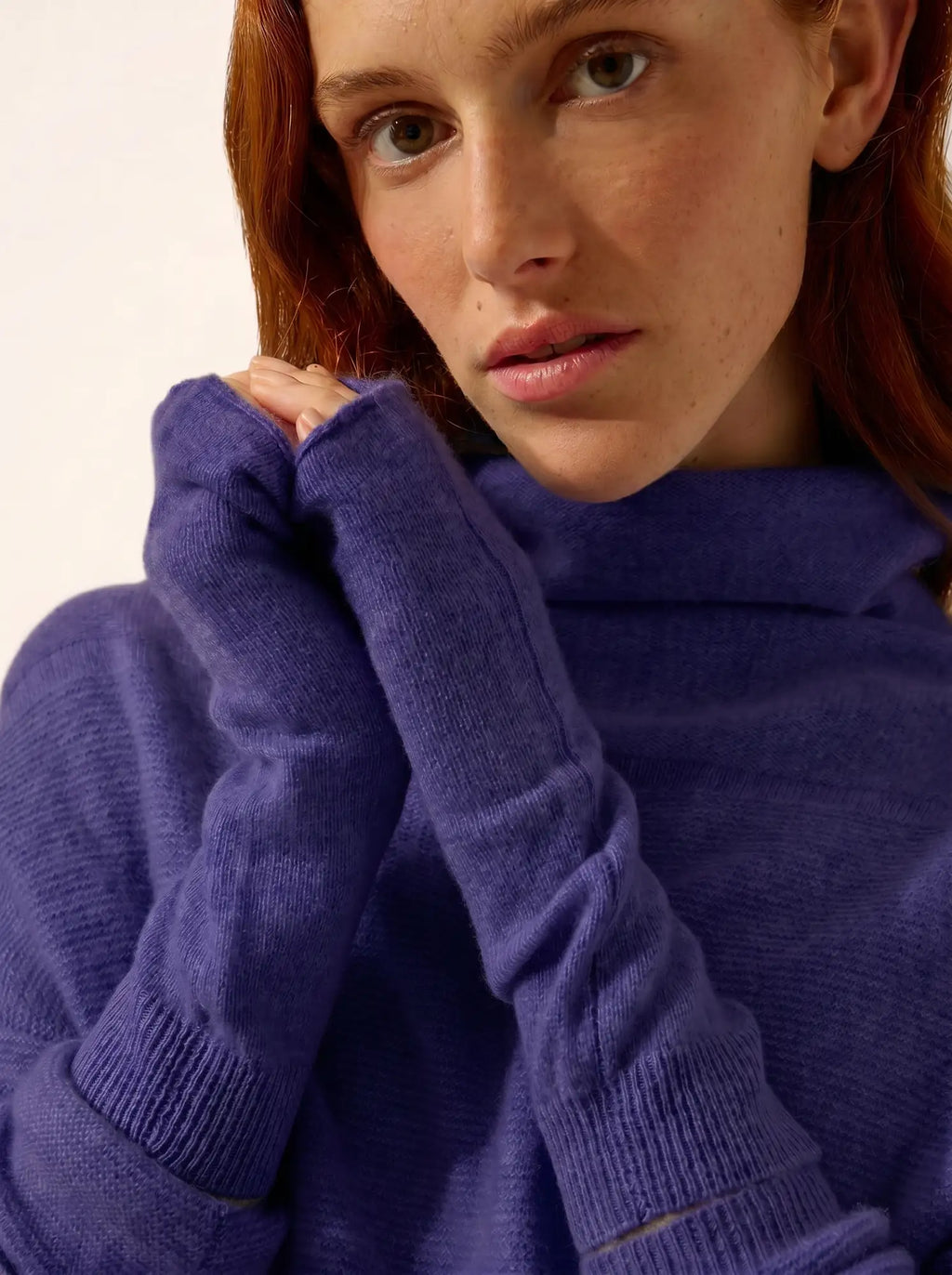ZOE Mitaines Violet Profond