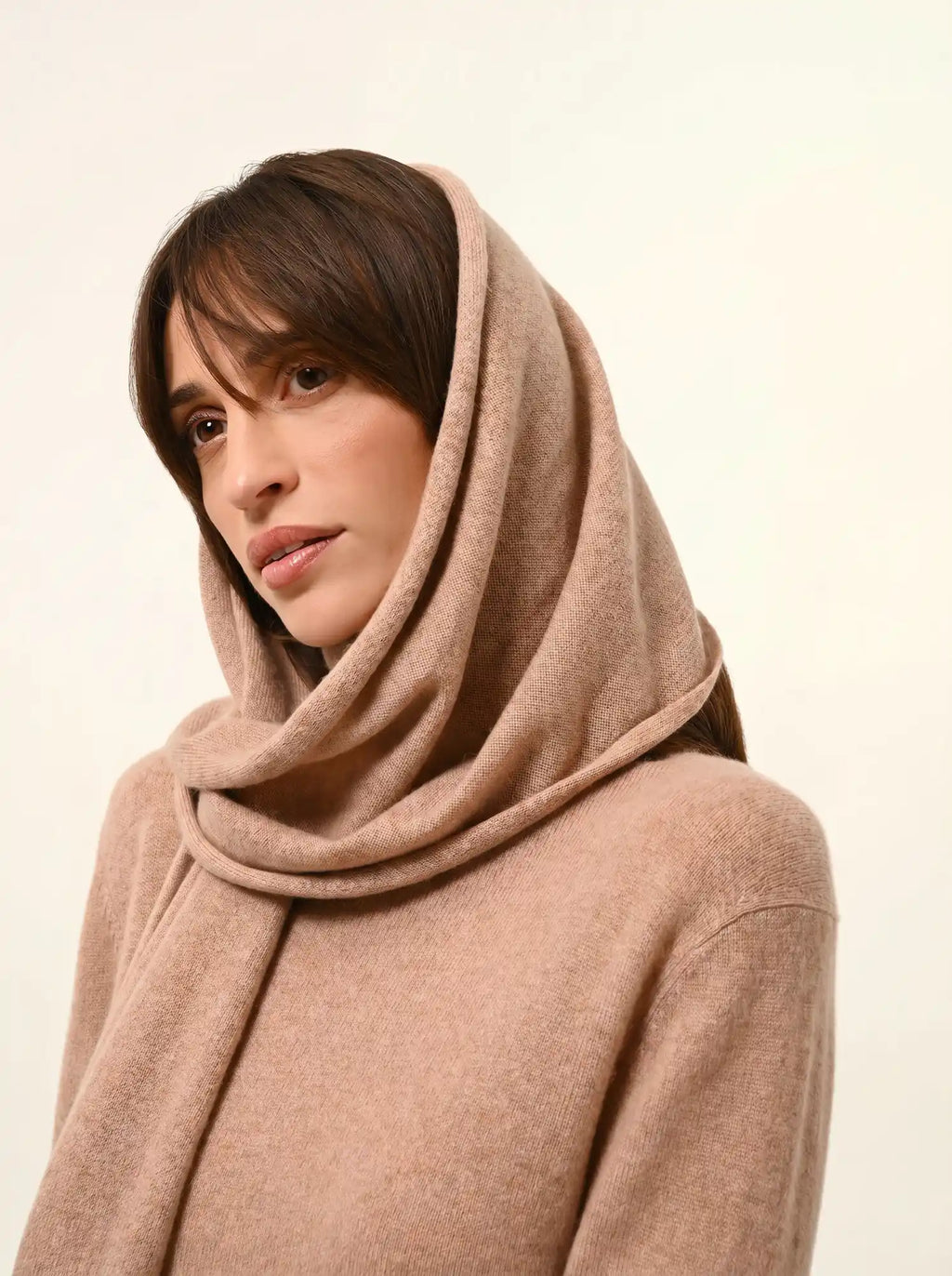 SPENCER Écharpe Camel Chiné