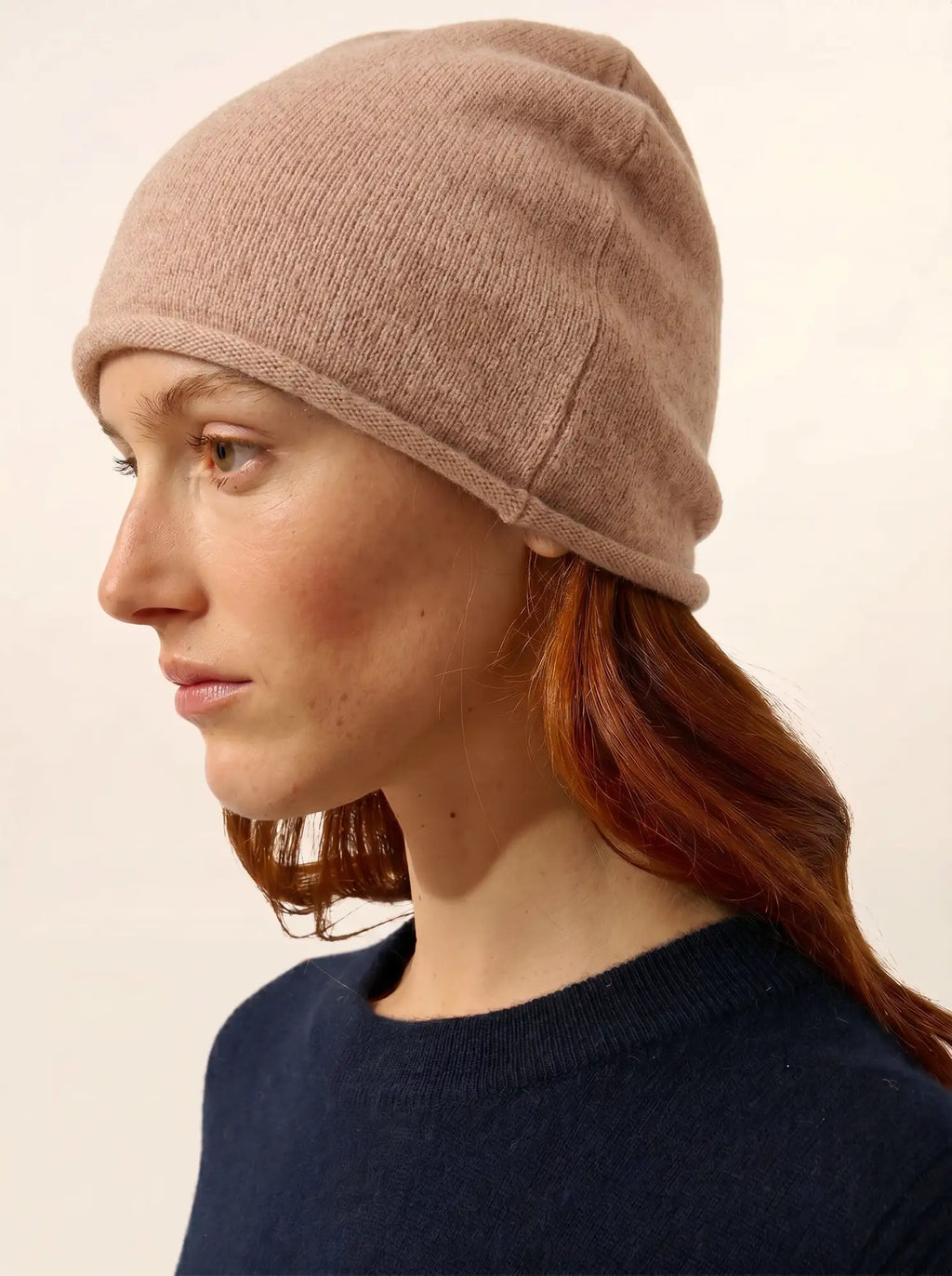 LAUREN bonnet camel chiné