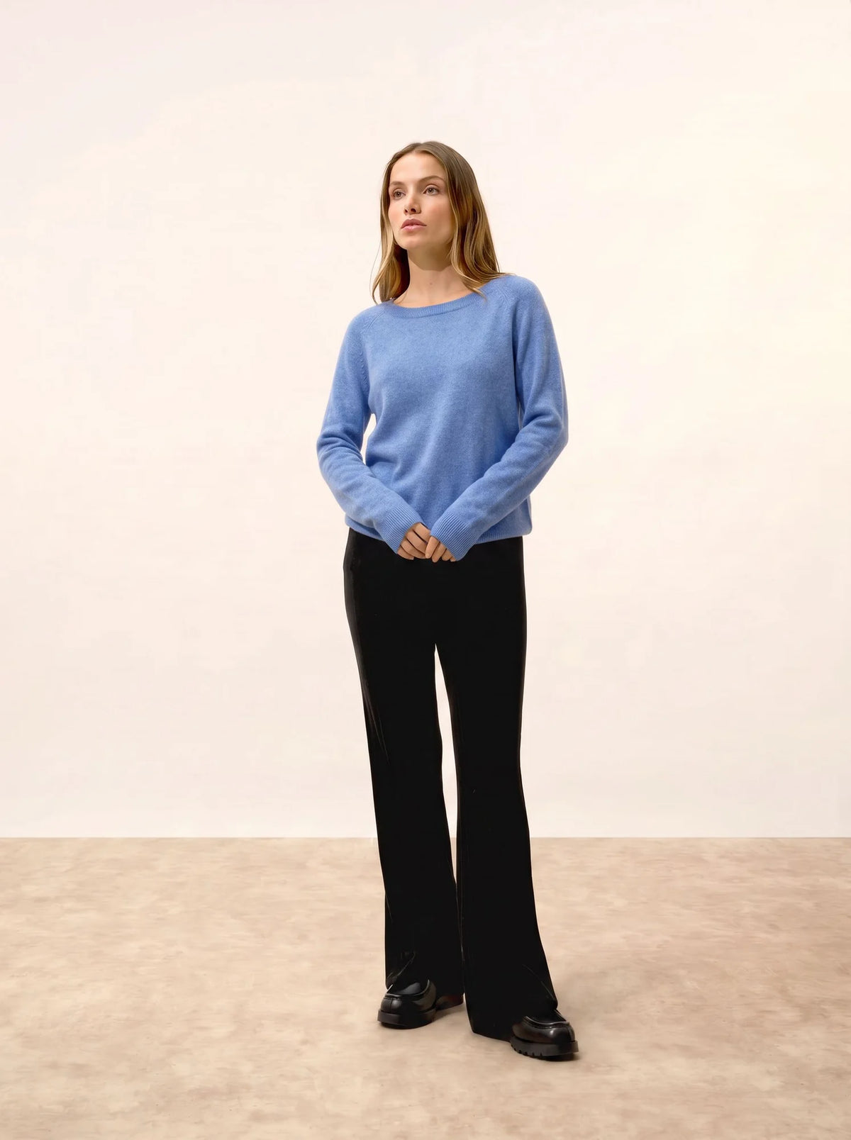 ABIGAILE Pull Col Bateau Goutte Dos Ciel
