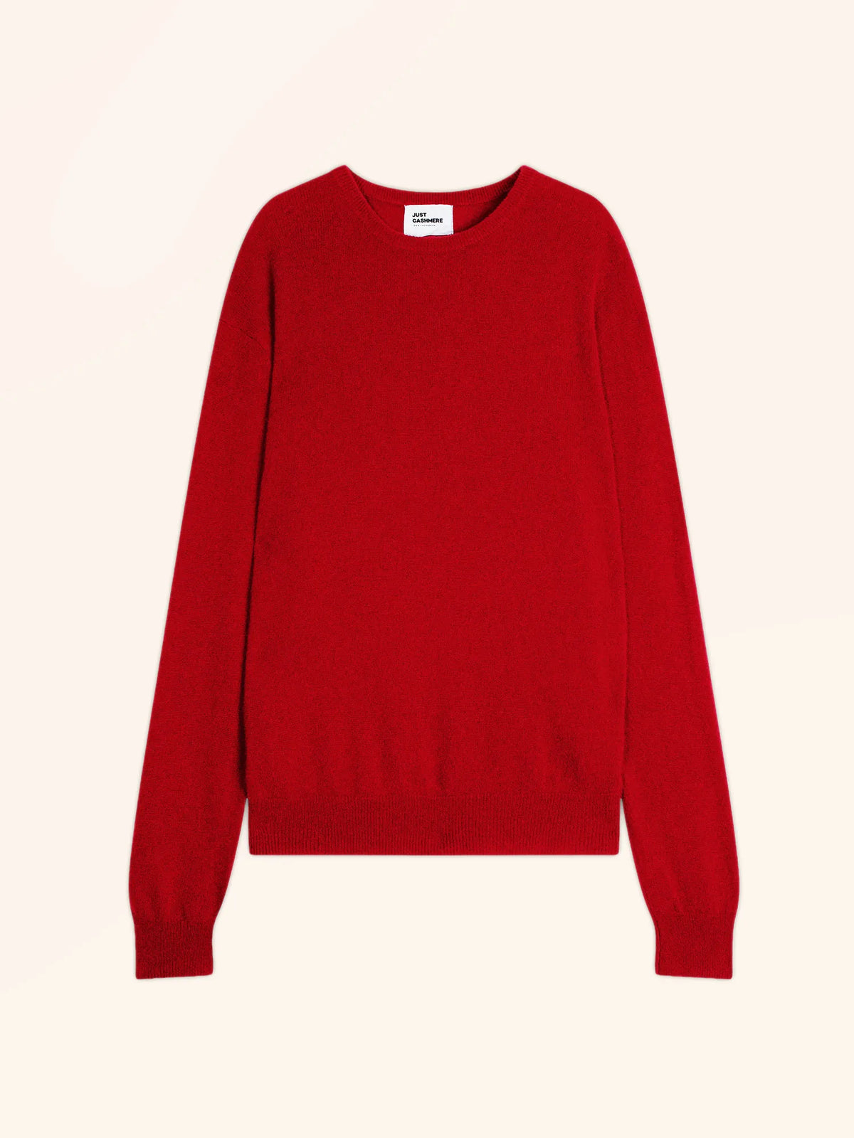 HOWARD Pull Col Rond Rouge