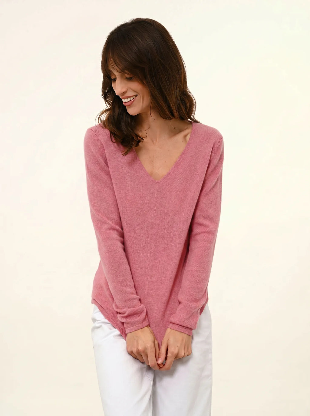 JOAN Pull Col V Pétale
