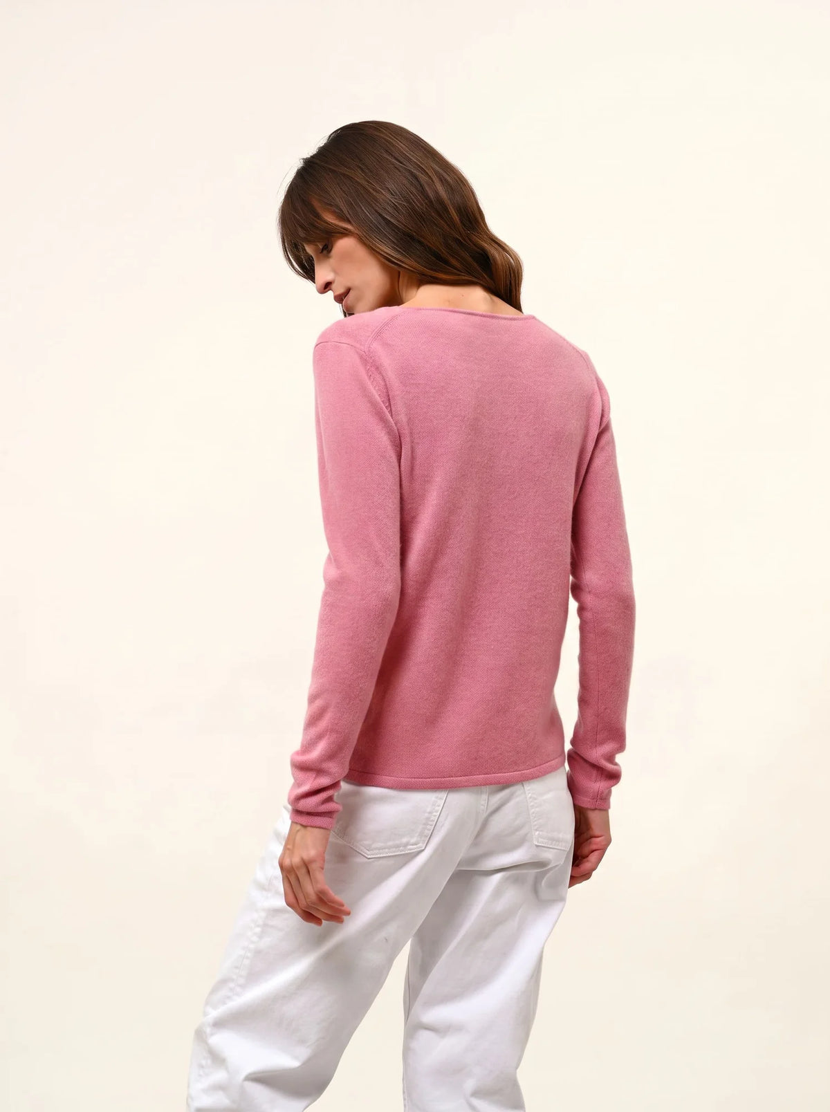 JOAN Pull Col V Pétale