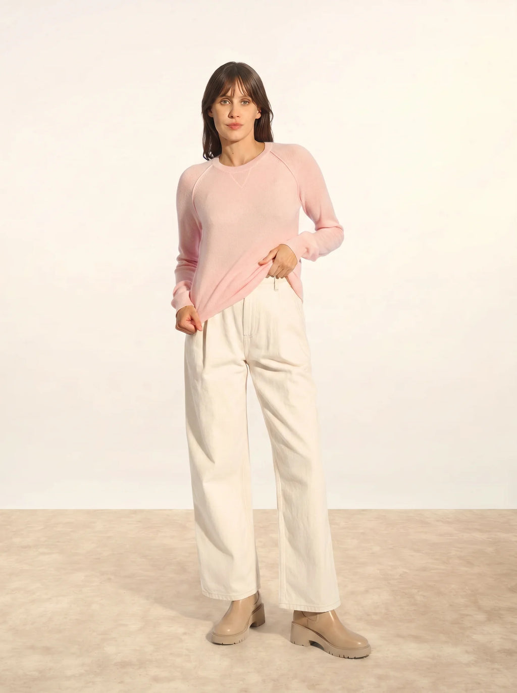 HELEN Pull Col Rond Ballerine