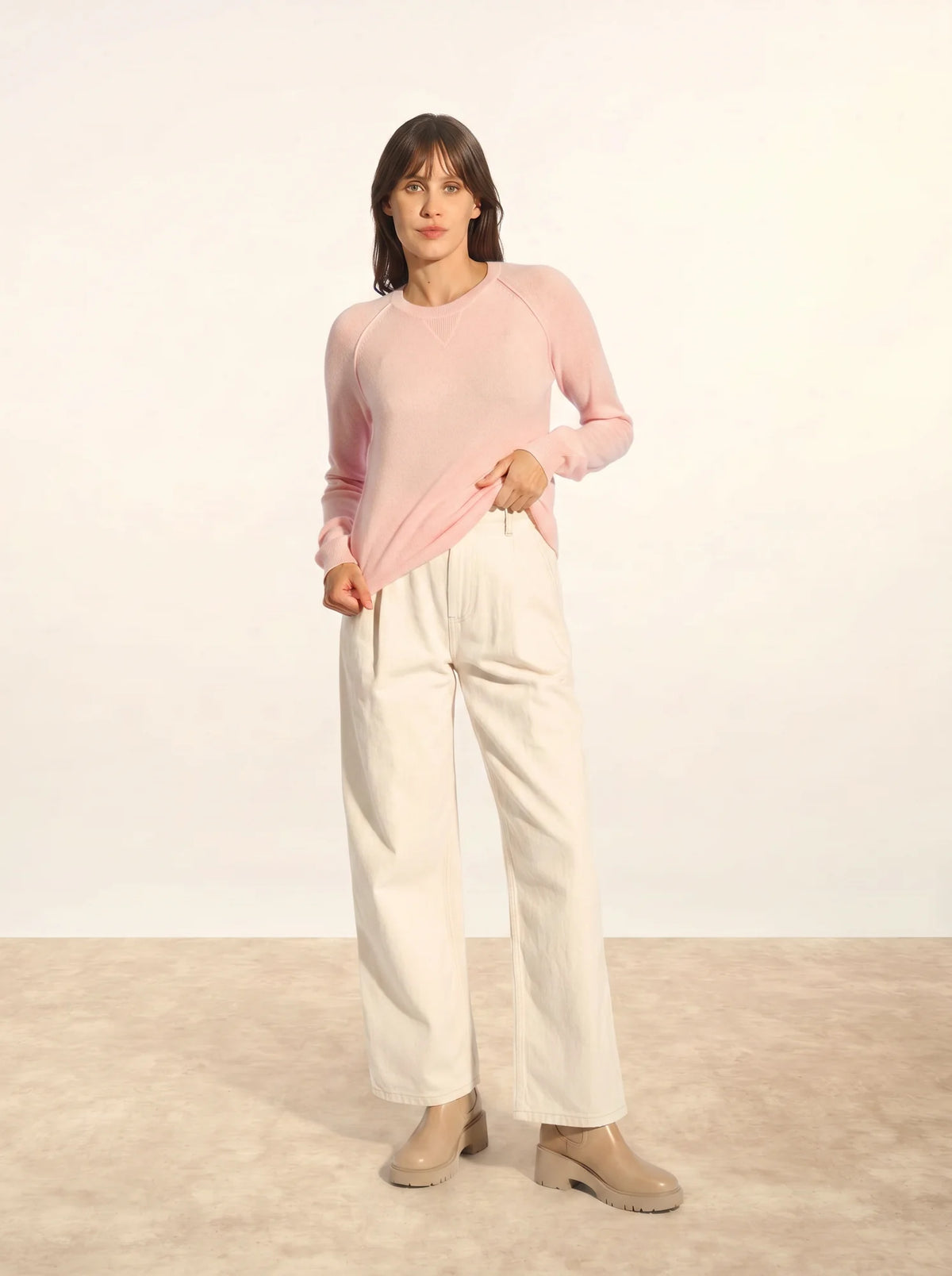 HELEN Pull Col Rond Ballerine