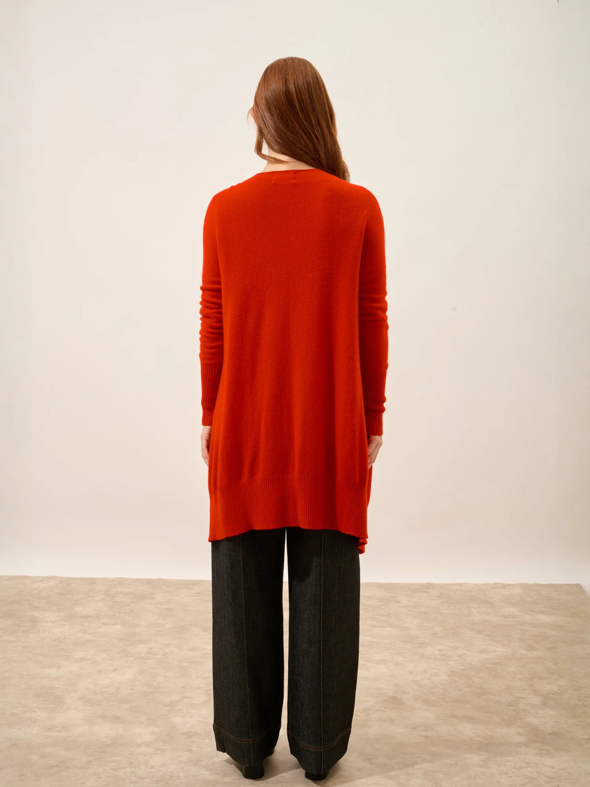 BROOKE Lange Jacke Rot