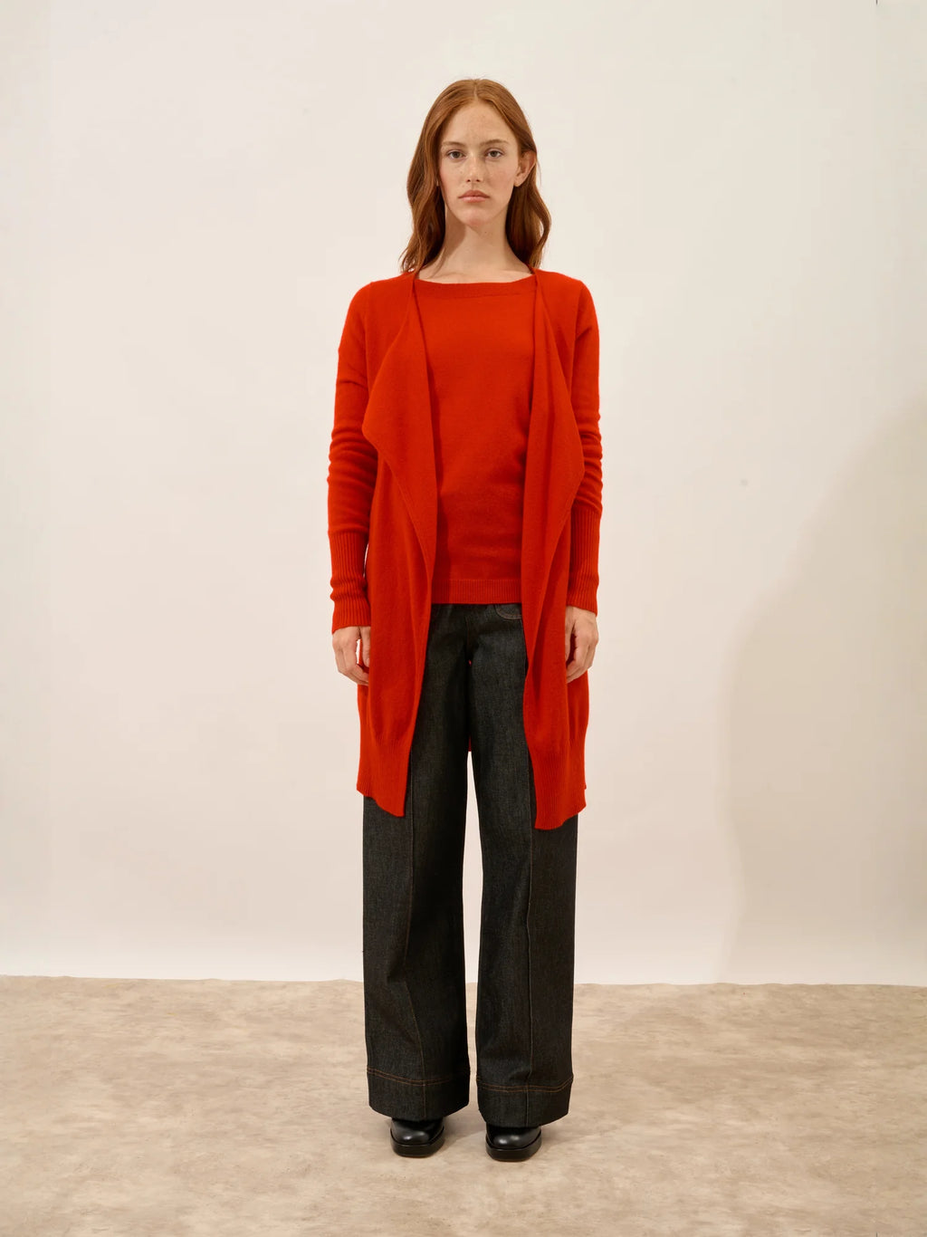BROOKE Lange Jacke Rot