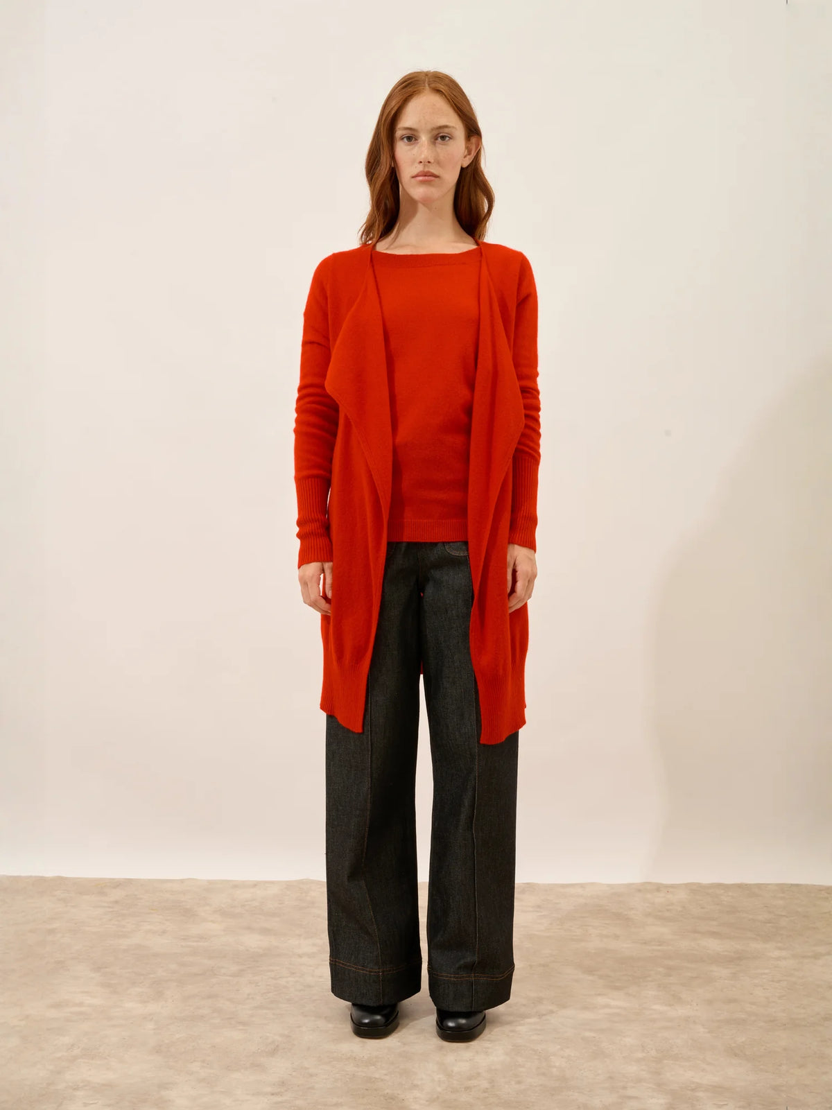 BROOKE Lange Jacke Rot