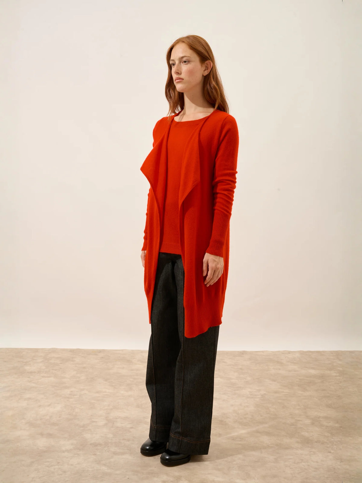 BROOKE Lange Jacke Rot