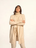BROOKE Veste Longue Sable