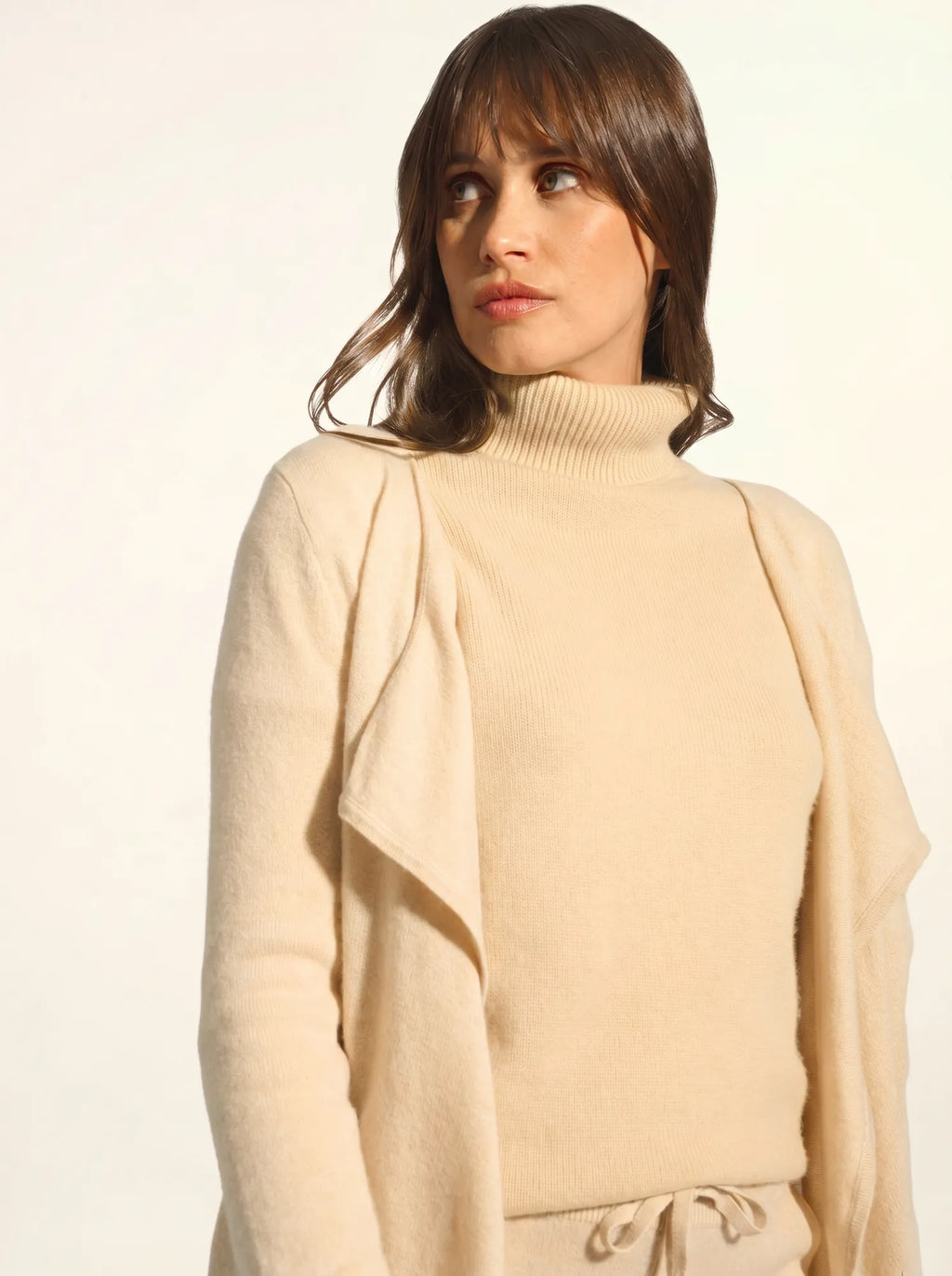 BROOKE Veste Longue Sable
