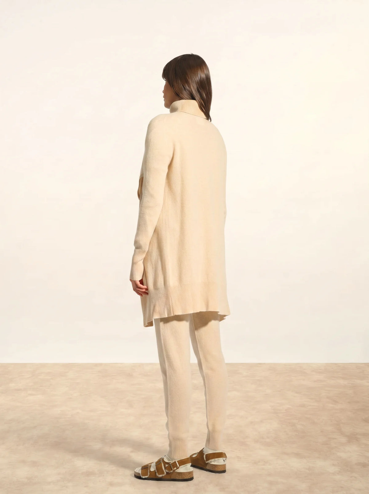 BROOKE Veste Longue Sable