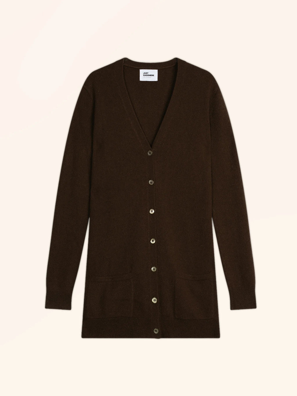 TOMMIE Cardigan Col V Choco
