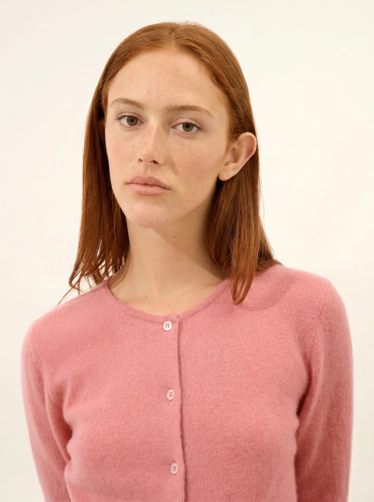 KATHARINE Cardigan Col Rond Pétale