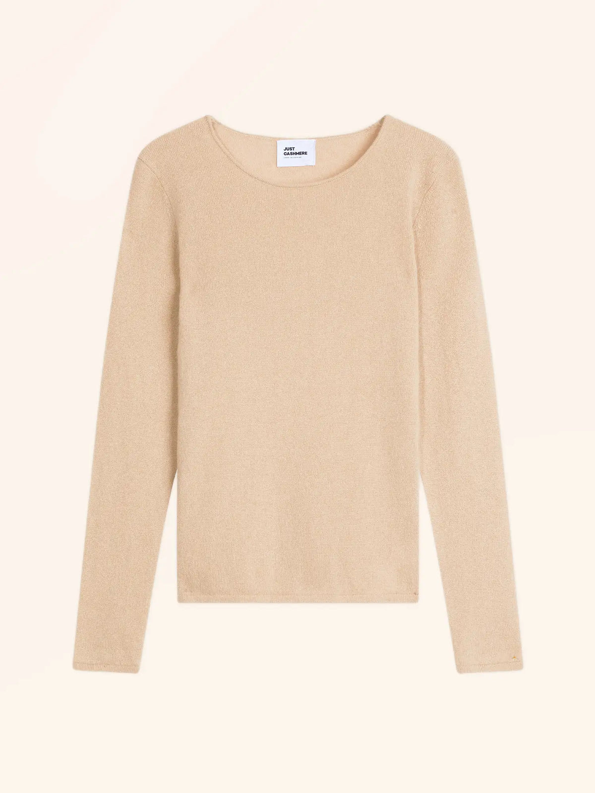 GRACE Pullover U-Boot-Ausschnitt Sand