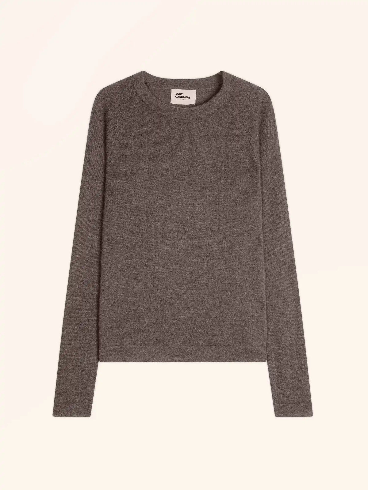 JANE Sweater Crew Neck Heather Taupe