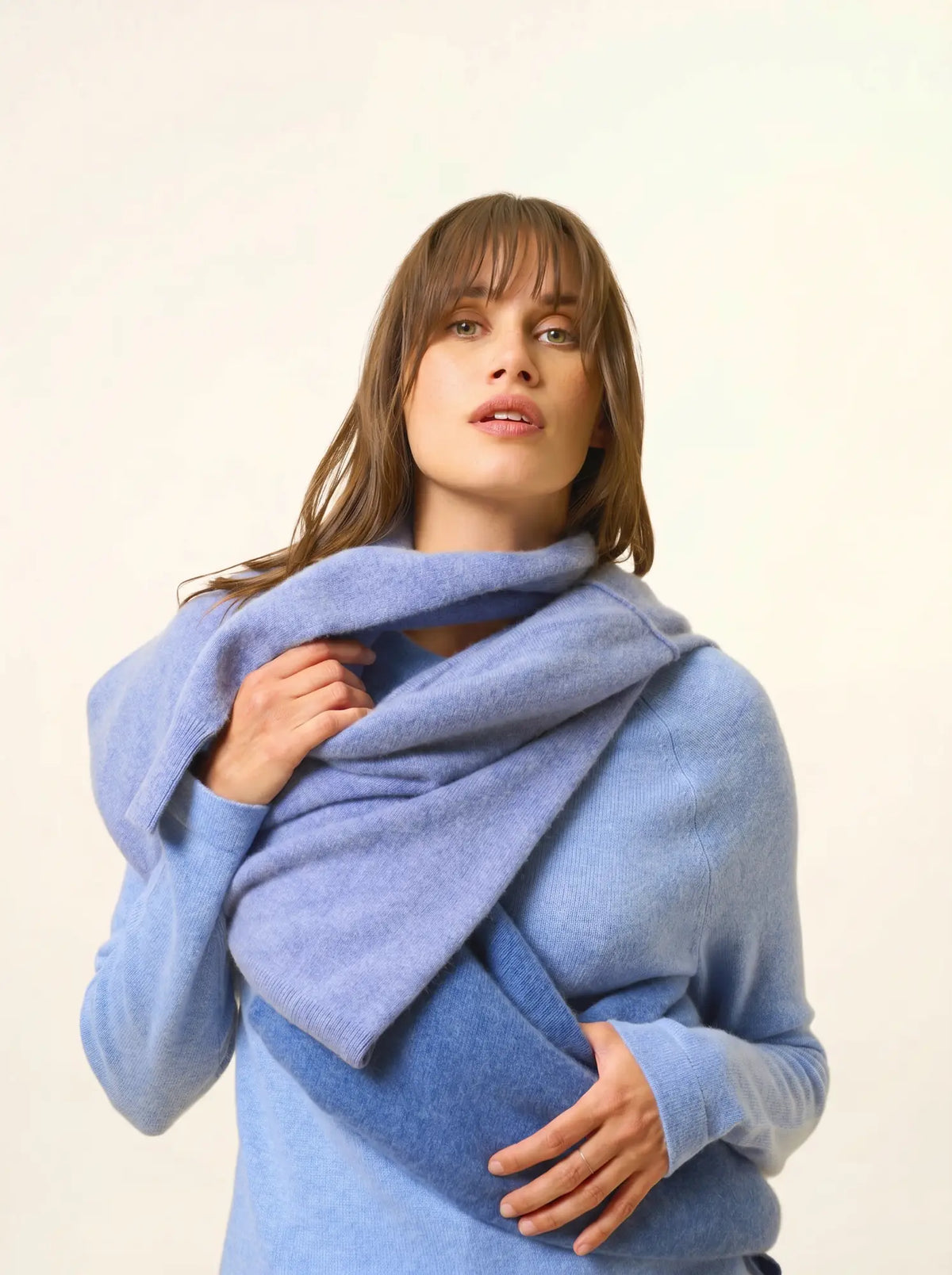 JANE Pull Col Rond Ciel