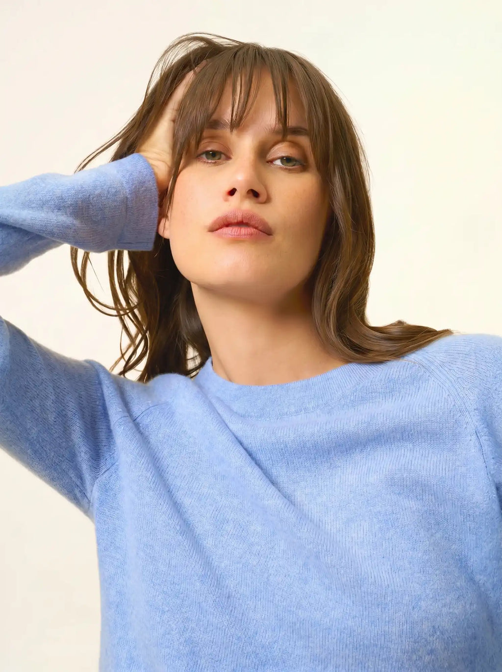 JANE Pull Col Rond Ciel
