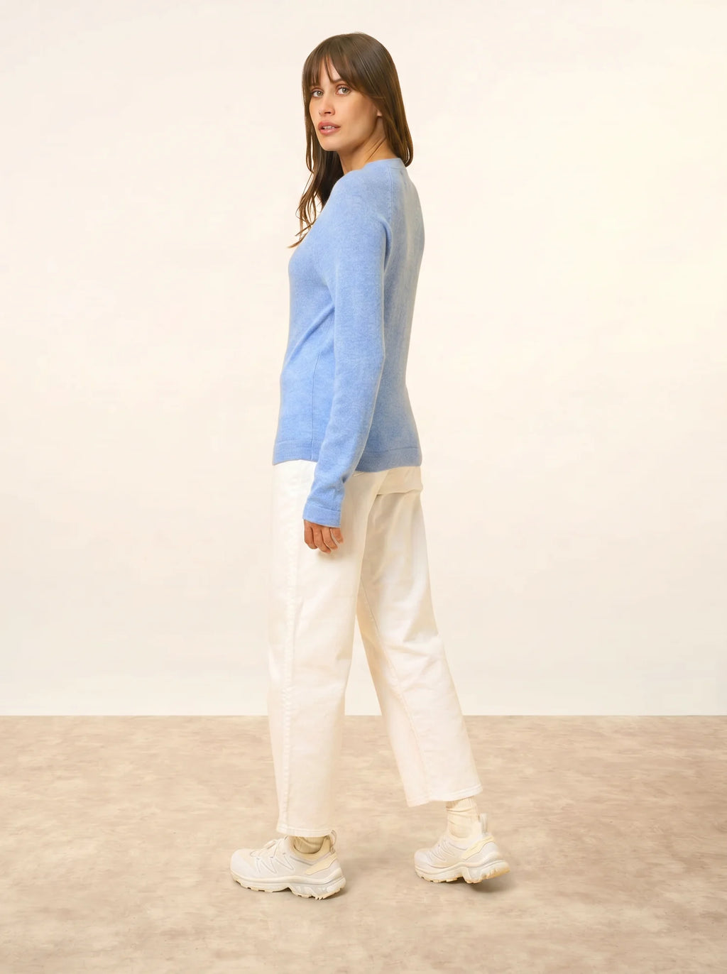 JANE Pull Col Rond Ciel
