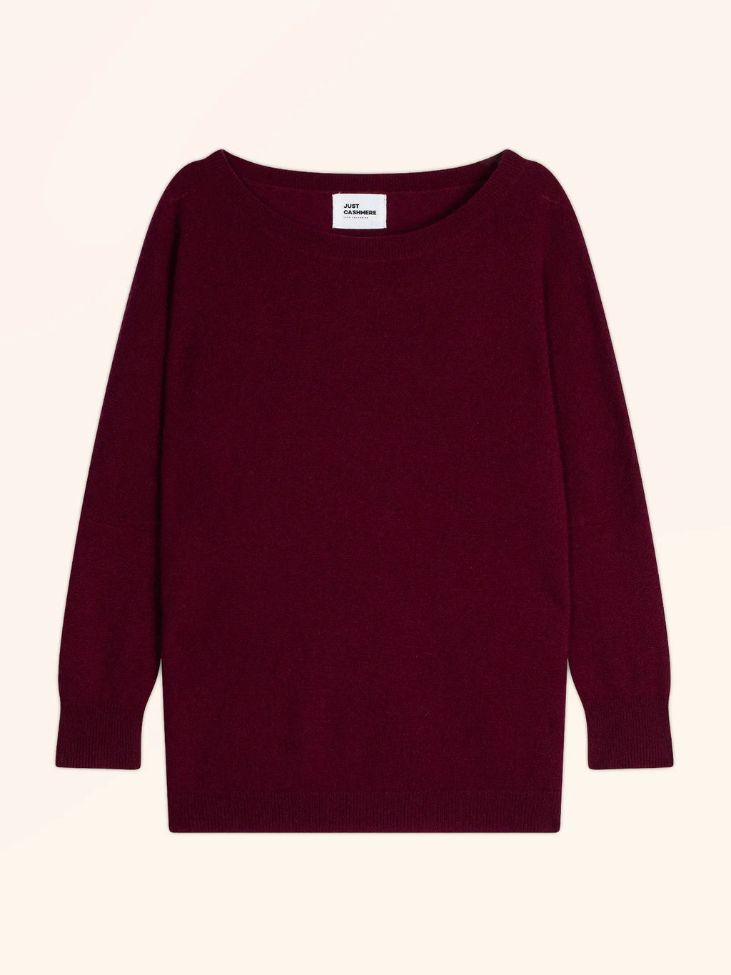 REBECCA Pullover Fledermausarm Bordeaux