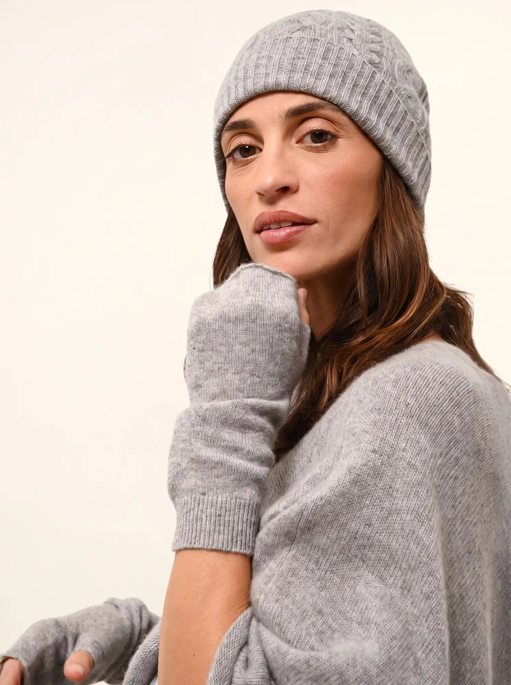 CLEO Beanie 4 Ply Heather Cloud