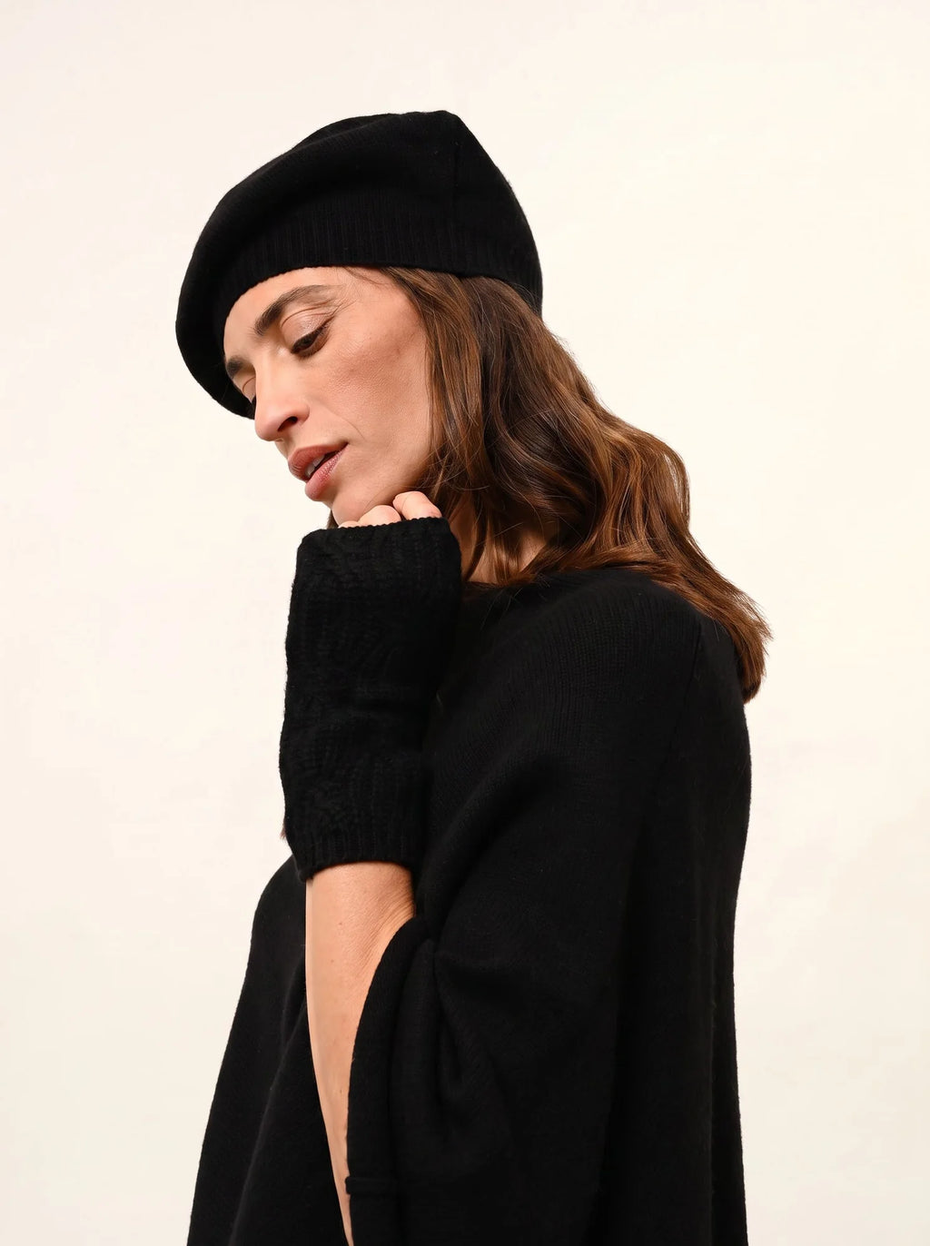 PARIS Beret 4 Ply Black