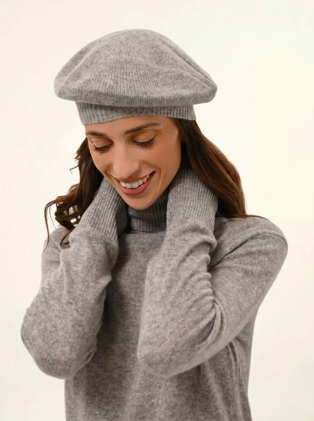 PARIS Béret 4 Fils Nuage Chiné